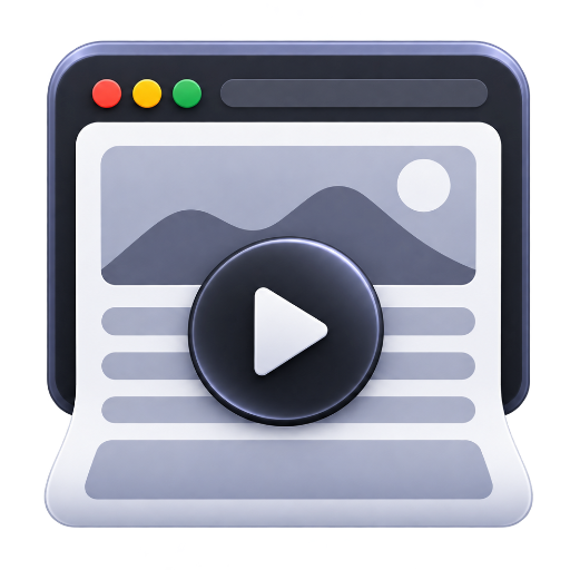 Website Scroll Video — turn any URL into a scrolling video logo